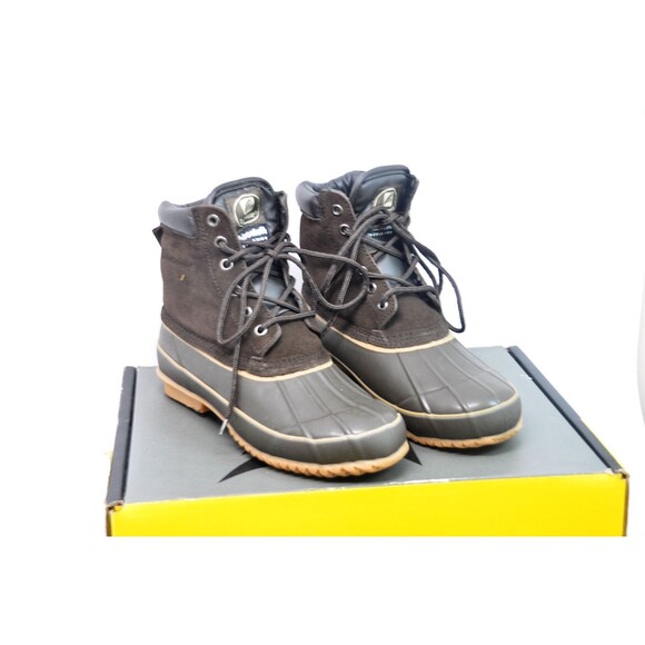 Mens LaCrosse Duck Boots 6 Eye Leather PAC 424410 Sz 8 Waterproof Leather LN main image 6